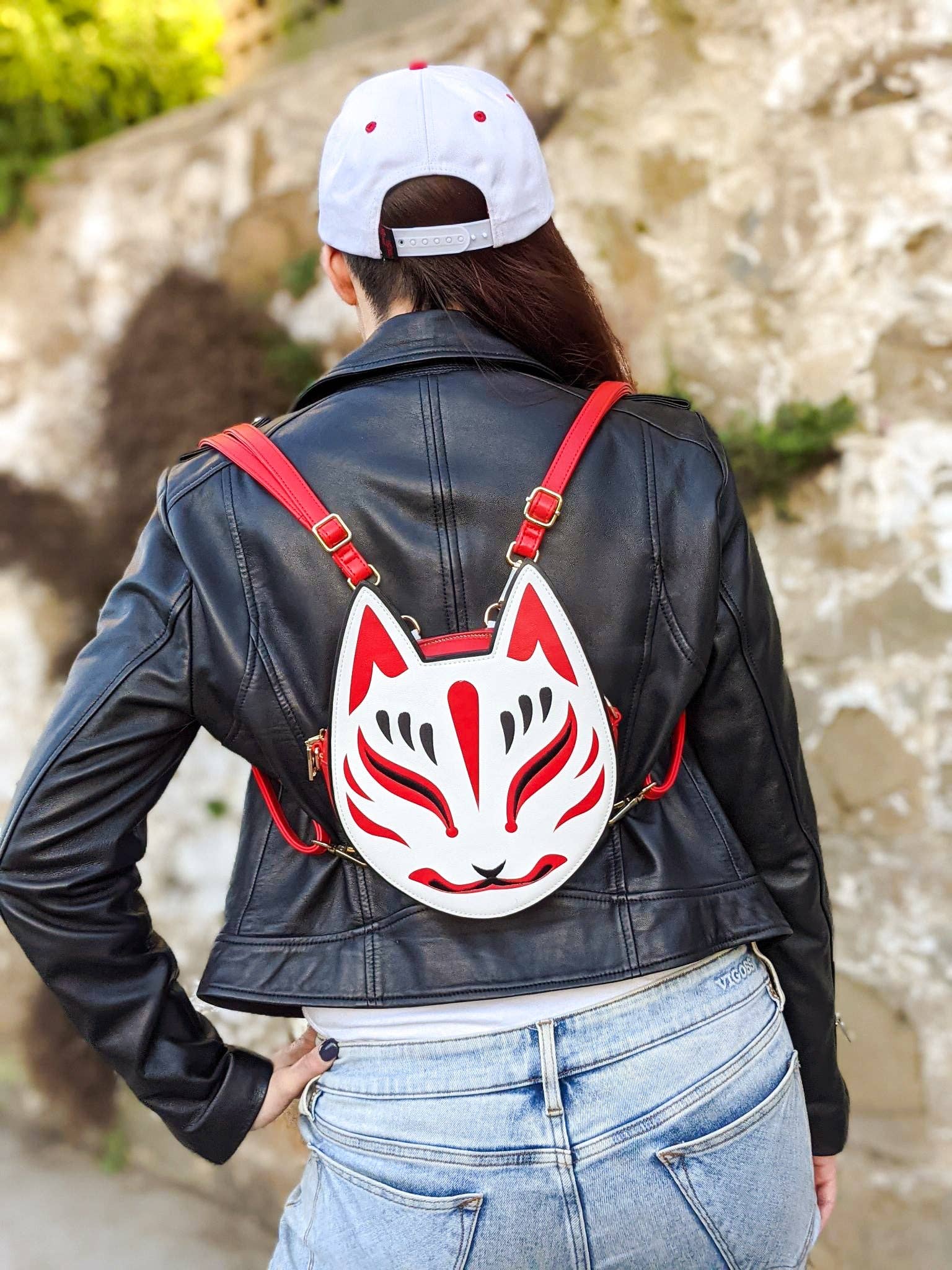 Yoshi Yoshitani LLC - Wholesale Crossbody Bag - Women's - Kitsune Convertible Bag : White2