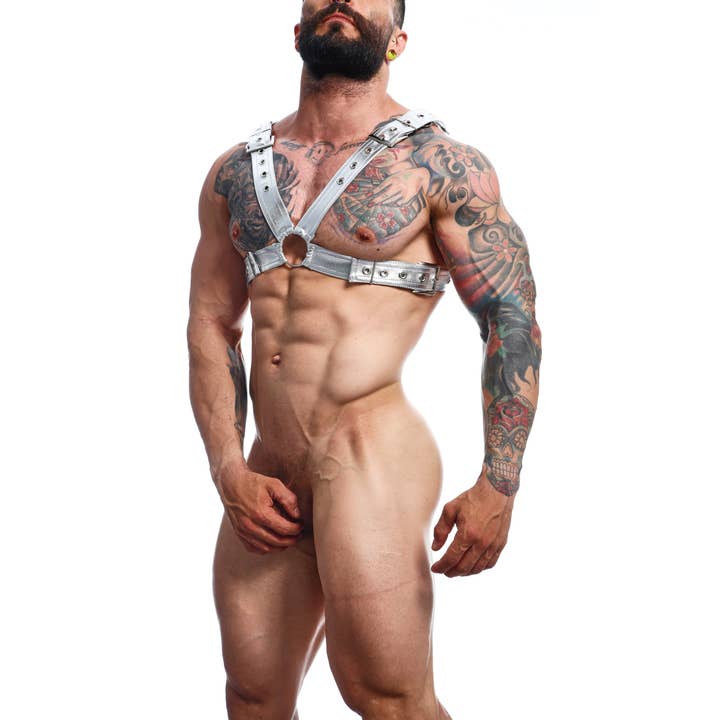 Malebasics Underwear - Wholesale Sex Toy - DNGEON Classic Cross Harness By MOB 1
