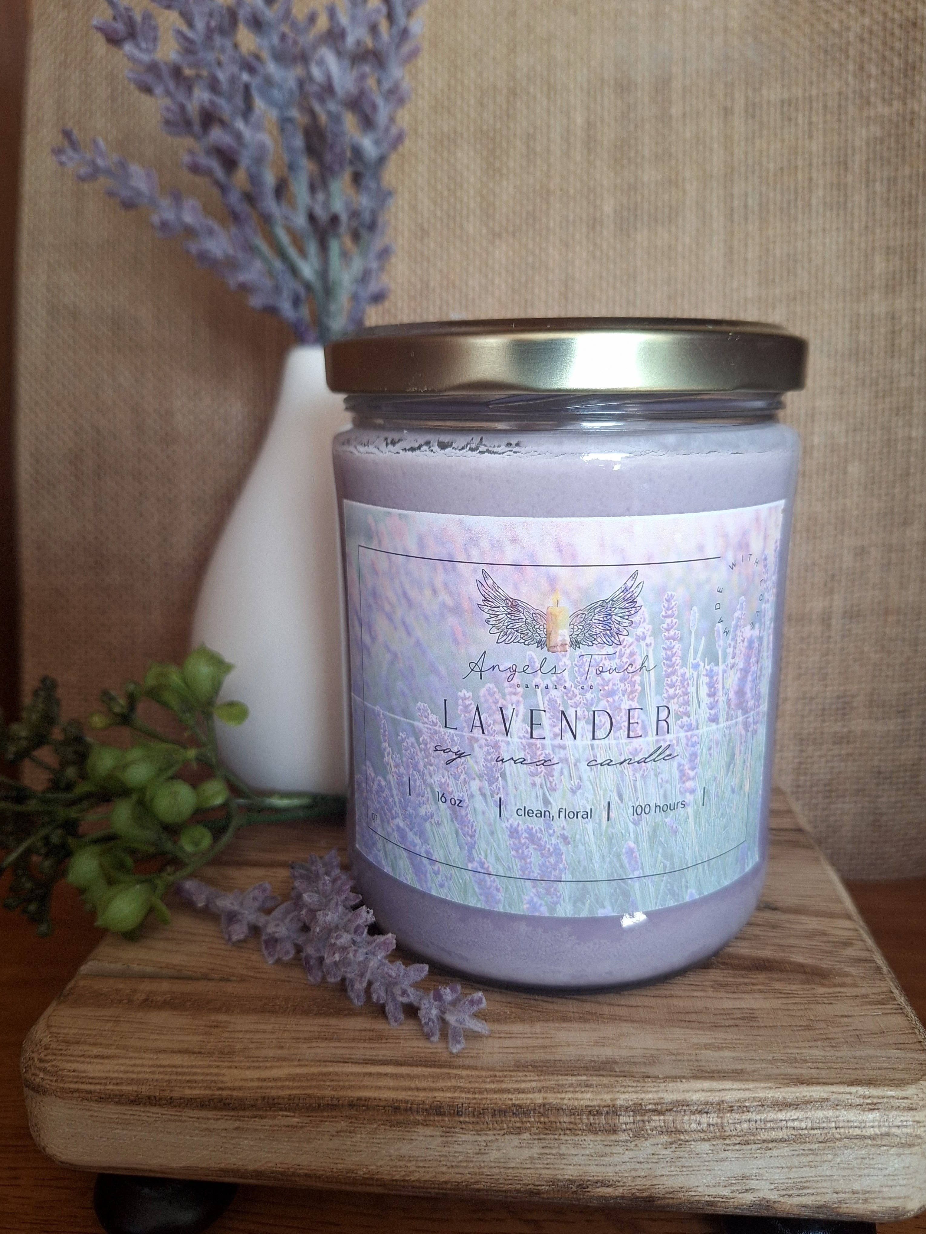 Angels Touch Candle Co. - Wholesale Jar/Filled Candle - Lavender1