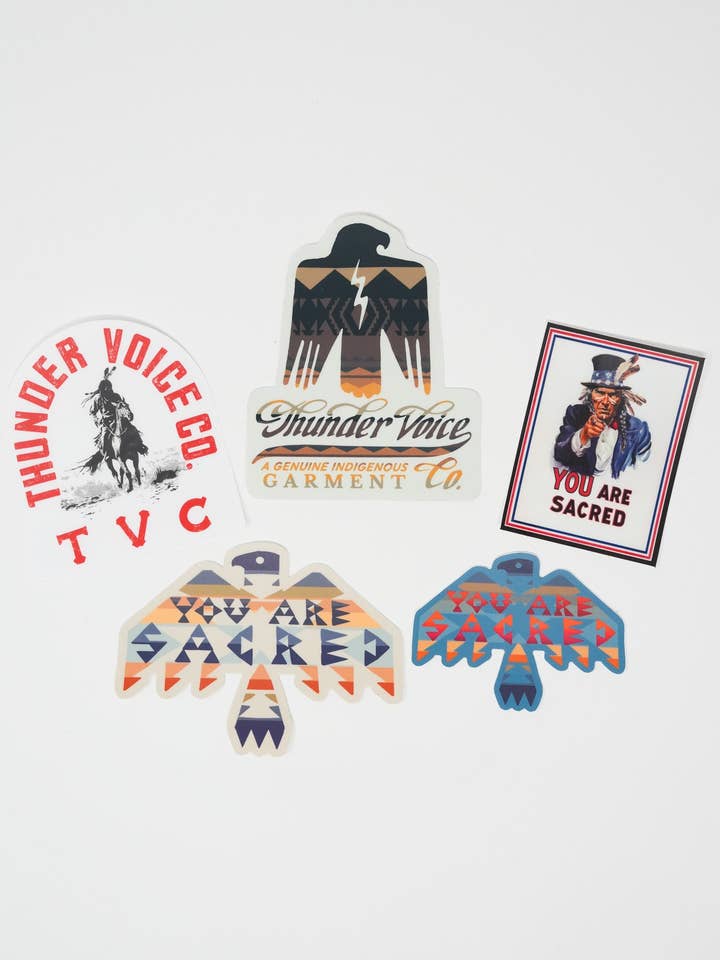 TVC Stickers - Series #2 for wholesale by Thunder Voice Hat Co.