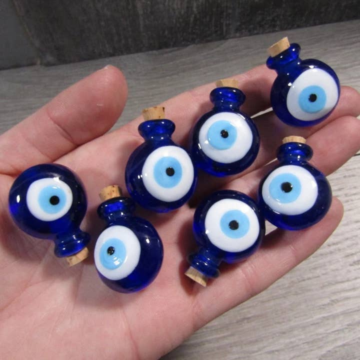 Keystone Crystals - Wholesale Essential Oil Holder - Evil Eye Protection Stash Bottle – Hidden Compartment