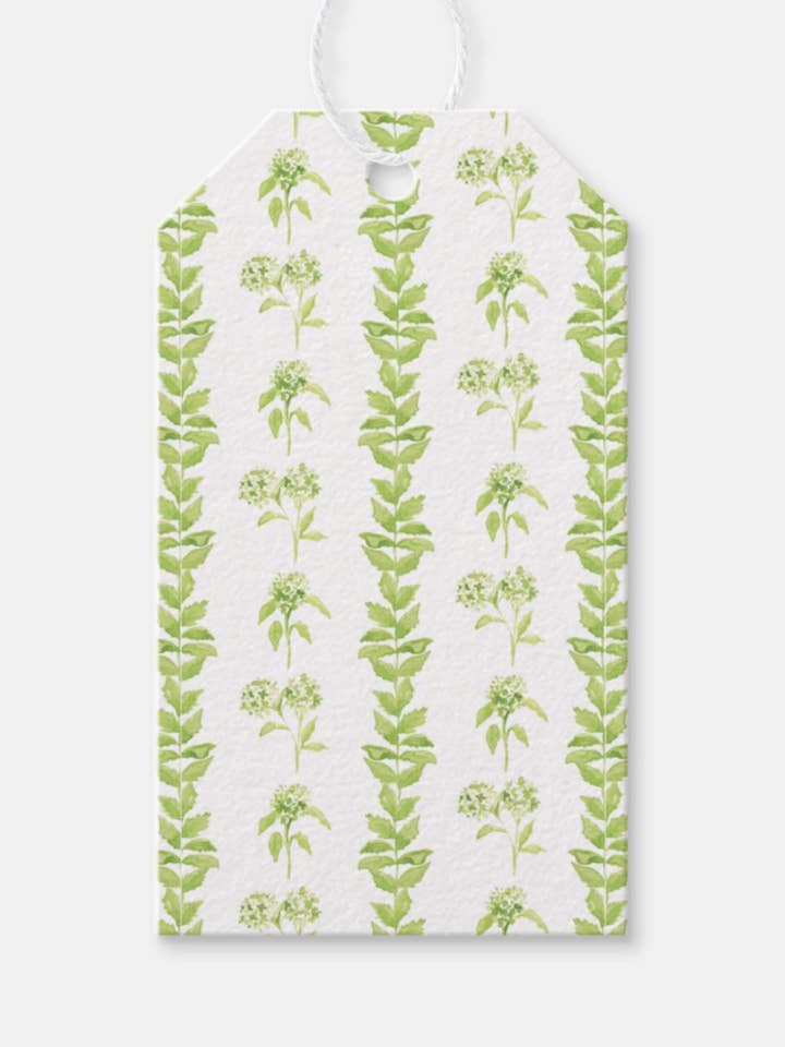 Hydrangea Gift Tag for wholesale by Dallis Foshee Art & Design, LLC