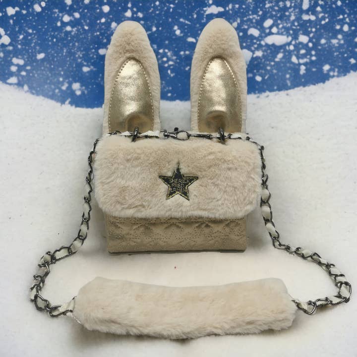 Recycle PU bunny crossbody bag for wholesale by Sherick Fredermen