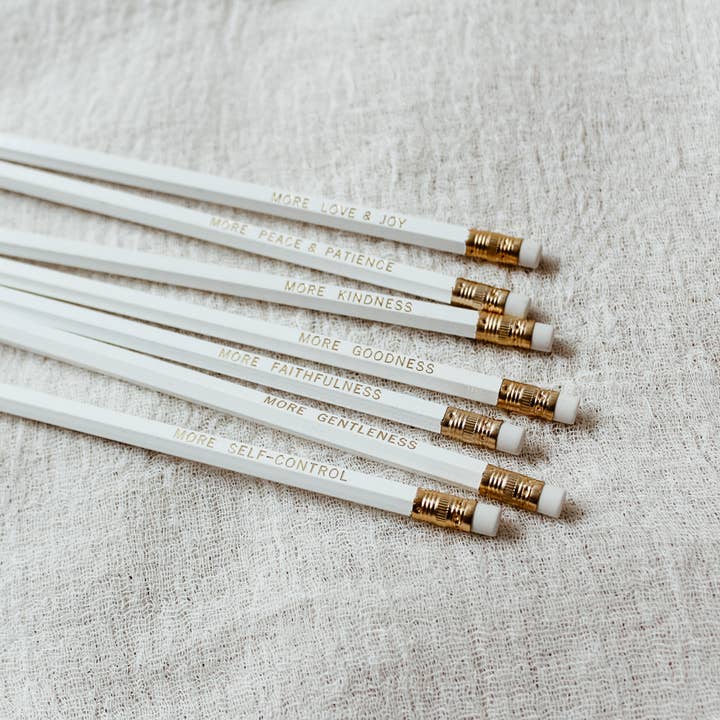 everglow handmade - Wholesale Pencil - The Fruit of the Spirit Set | Encouraging Faith Pencils4