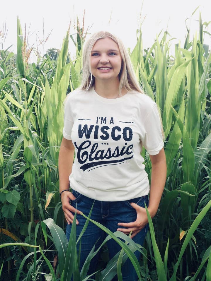 I'm A Wisco Classic - Unisex TShirt for wholesale by Wisconsin Up