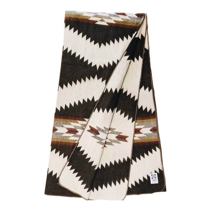 Beyond Borders Collective | Artisan-Made Blankets & Throws - Wholesale Throw blanket - Tsachila Blanket - Chocolate | Fall Decor3