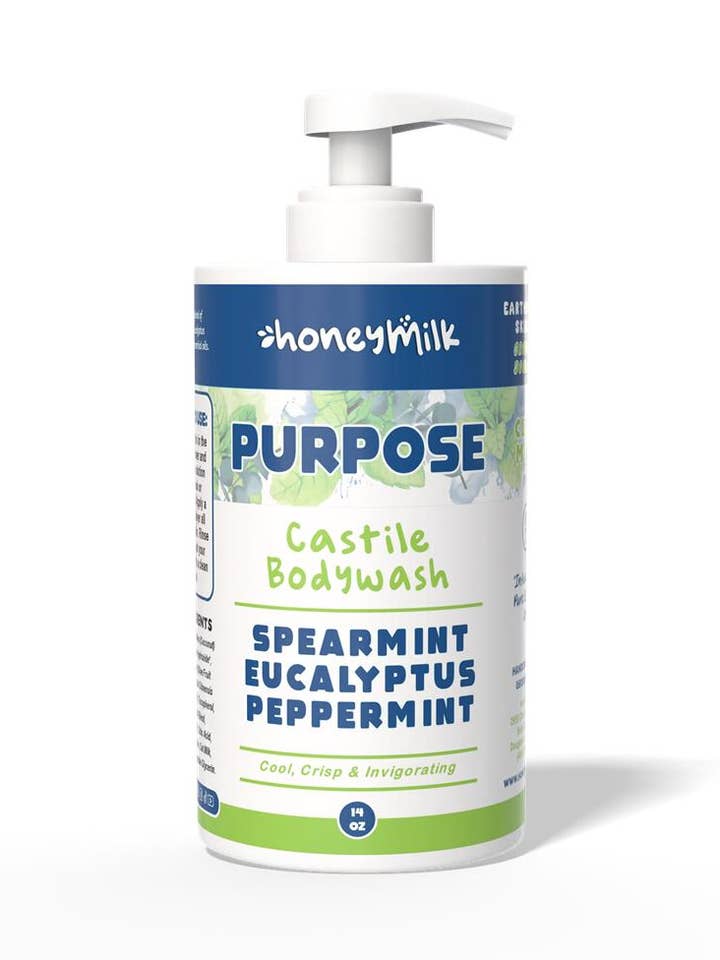 PURPOSE Mint & Eucalyptus Castile Body Wash for engroshandel hos HoneyMilk