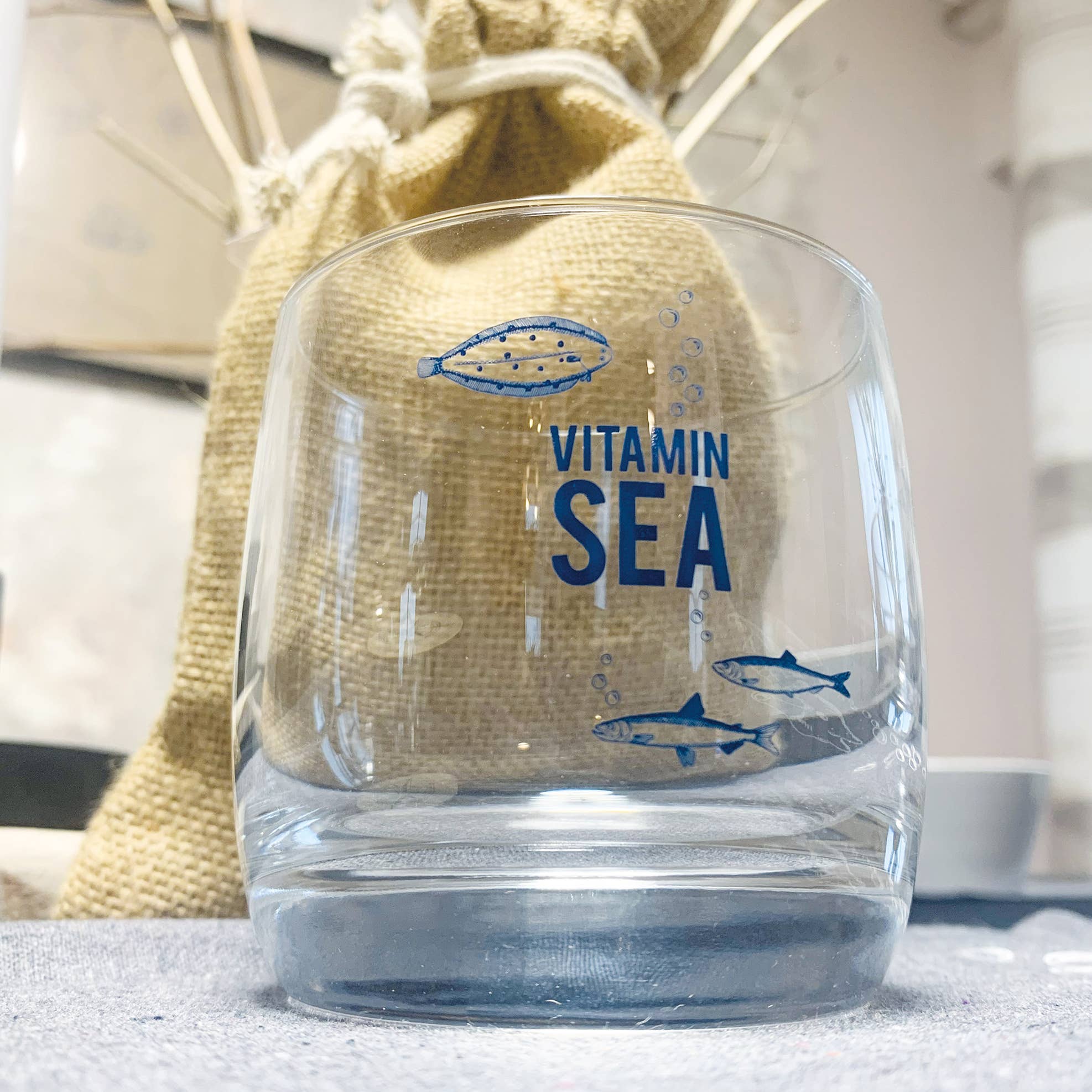 Bow & Hummingbird – Großhandel Cocktail-/Schnapsglas – Kristallglas, Whiskeyglas "Vitamin Sea" made in EU3