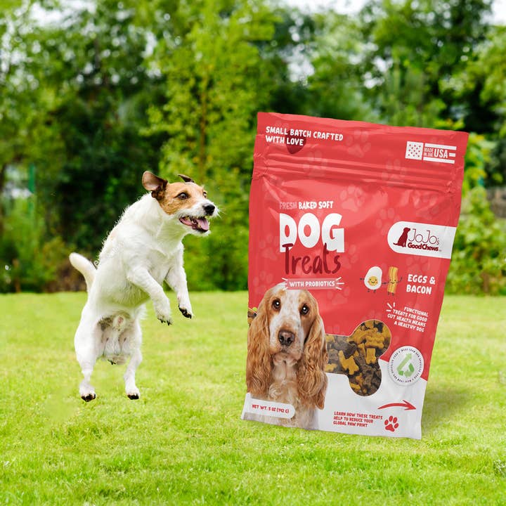 Jojo Modern Pets - Wholesale Pet Treats - Dog - JoJo Good Chews Eggs and Bacon Soft Dog Treats