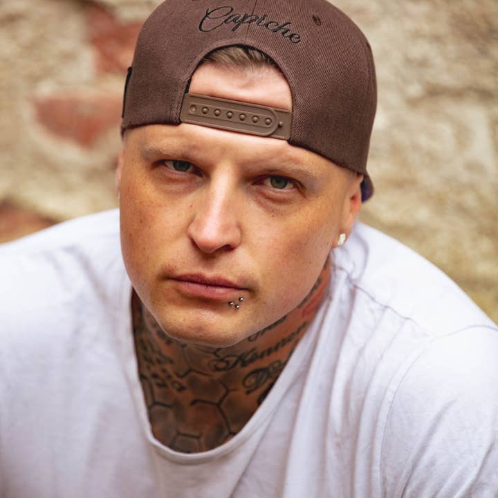 Capiche - Wholesale Flat Brim Cap - Men's - The Butcher Snapback - Brown3