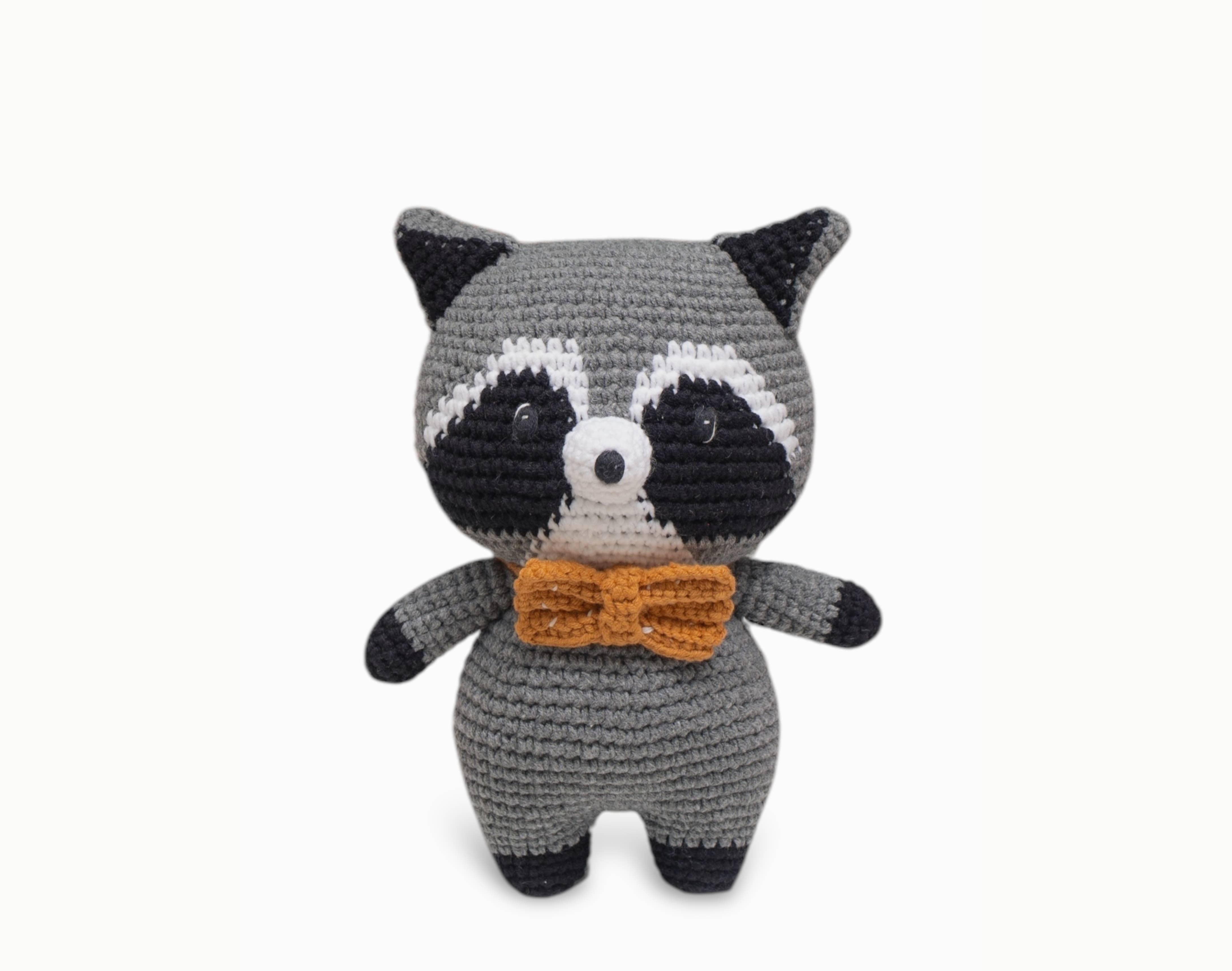 Giramisu Canada - Wholesale Stuffed/plush toy – Kids & baby - Lupi The Raccoon - Handcrafted Crochet