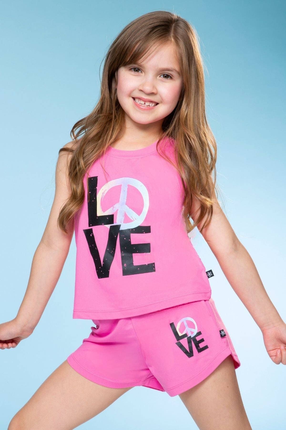 PixieLane - Wholesale Top & Short Set - Kids - Simply Soft Tank & Dolphin Short Set7