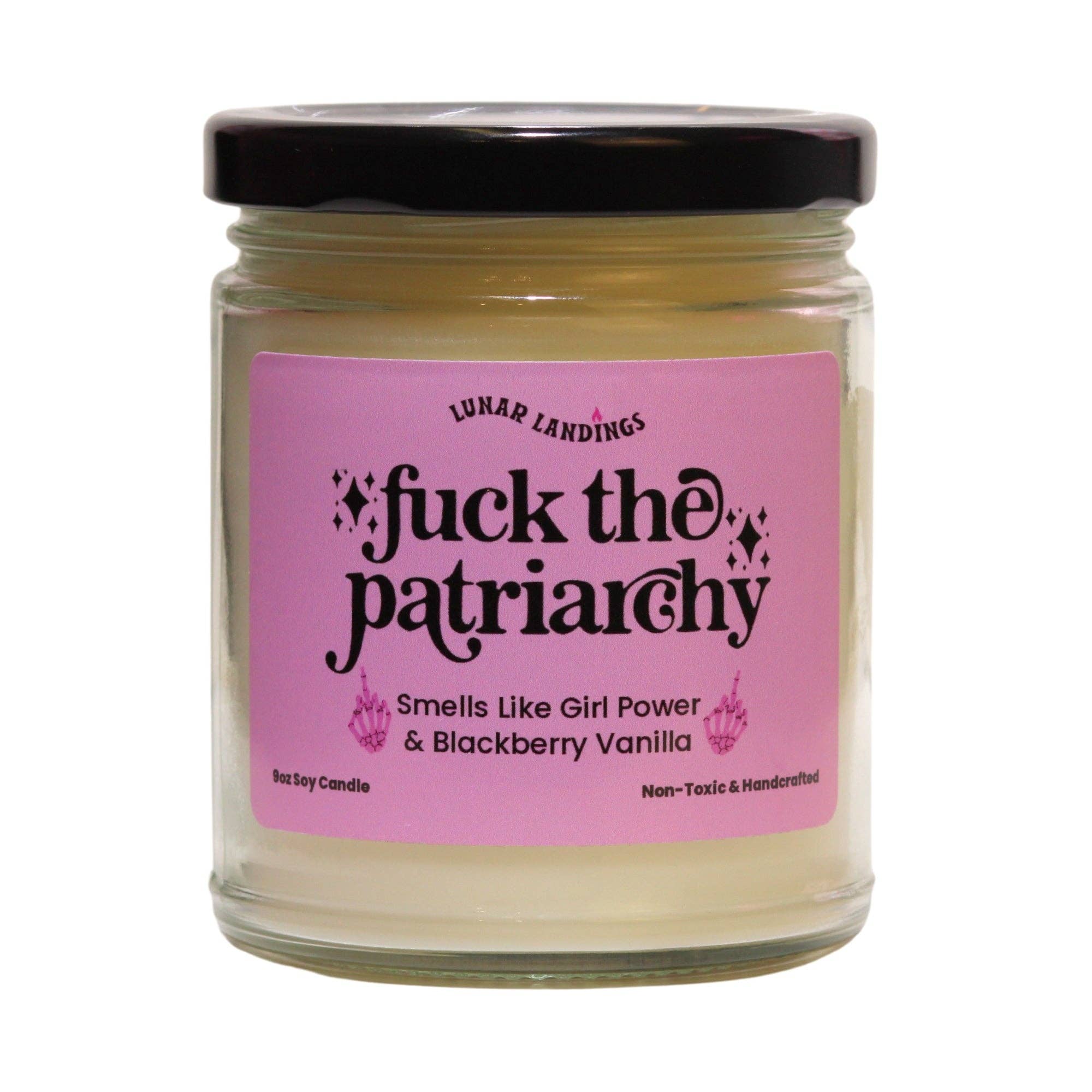 Smells Like F*ck The Patriarchy & Blackberry Vanilla for wholesale by Lunar Landings