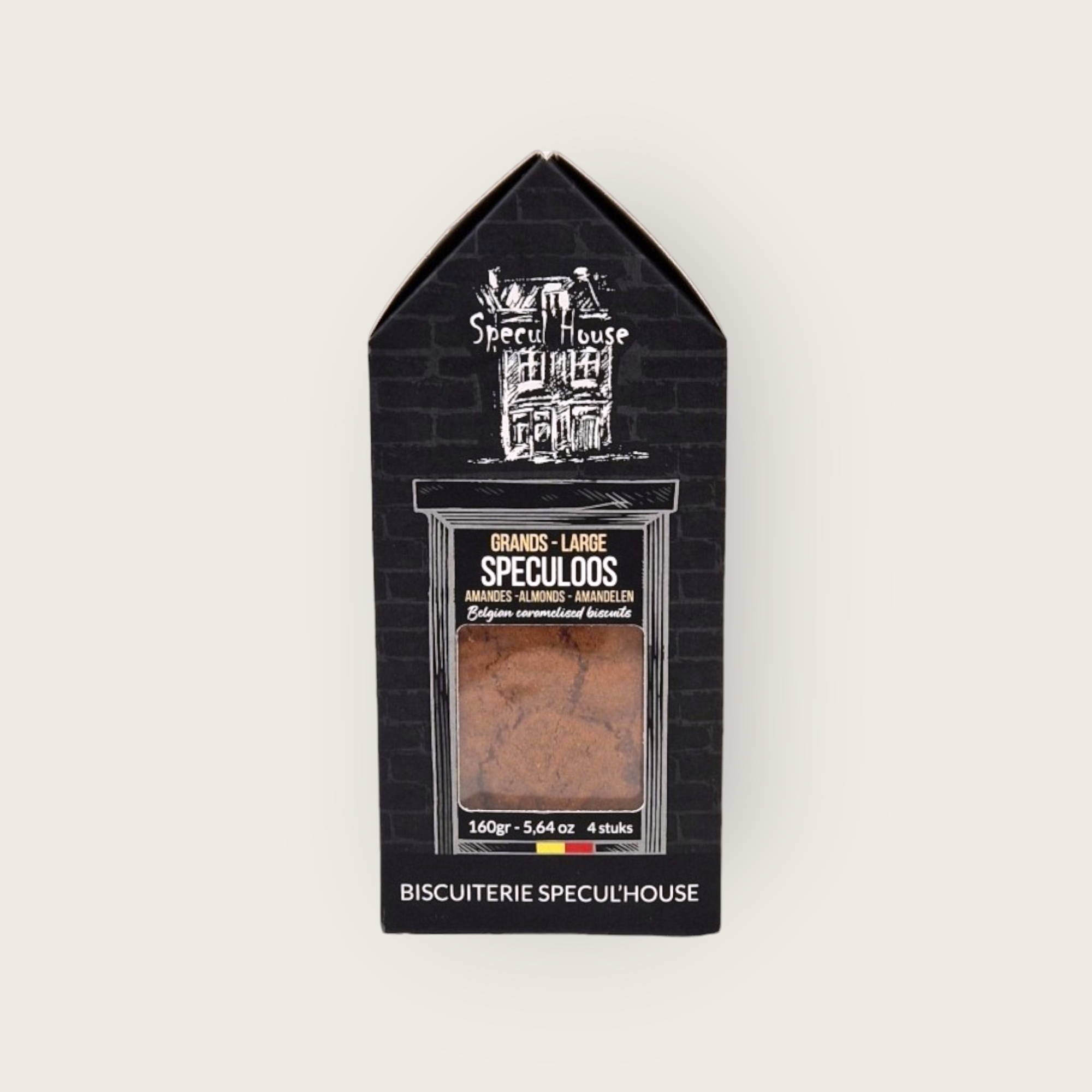 SPECUL'HOUSE – Cookie por atacado – Especuloos de amêndoa - 4 grandes especuloos - 160 g2