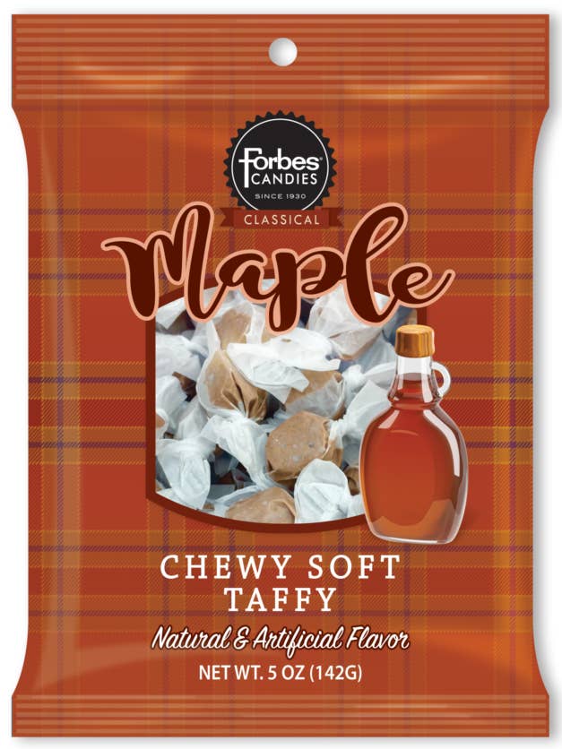 Maple Taffy for wholesale by Forbes Candies, Inc.