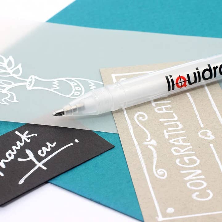Liquidraw Penne A Punta Fine 0,4 Mm - Set Di 12 Nere Per Disegno Tecnico, Scrittura E Arte - Foto 8