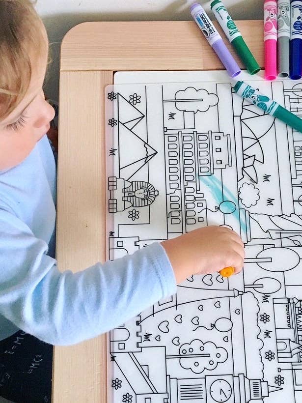 Återanvändbara silikonfärgläggningsunderlägg för wholesale av Gummy Chic