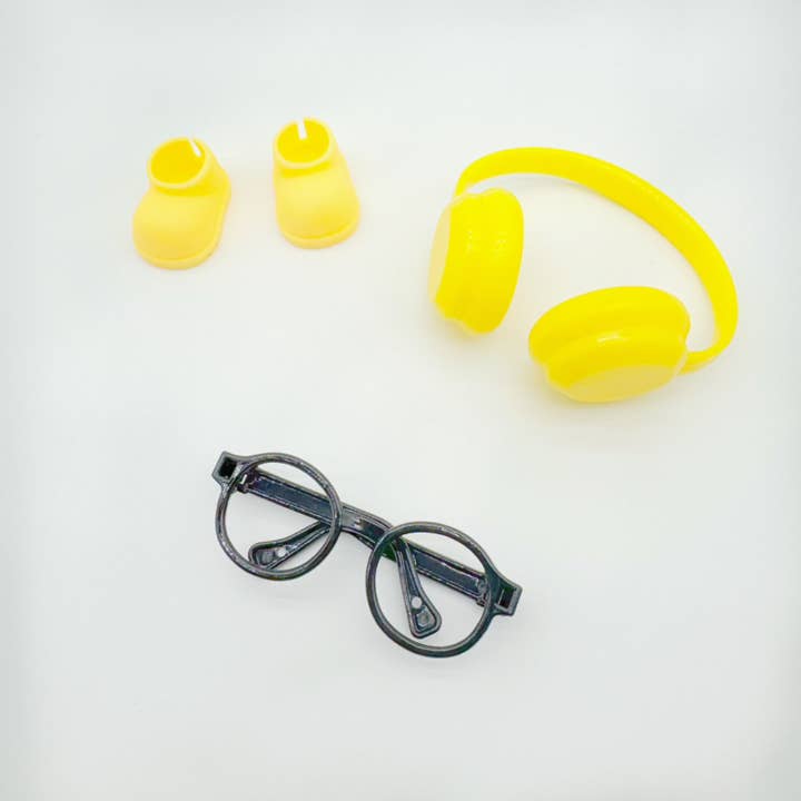 Lilyrosy(Duty free) - Wholesale Doll Accessory Kit - Kids - Accessories Set for 17cm dolls – Headphones, Shoes, Glasses4