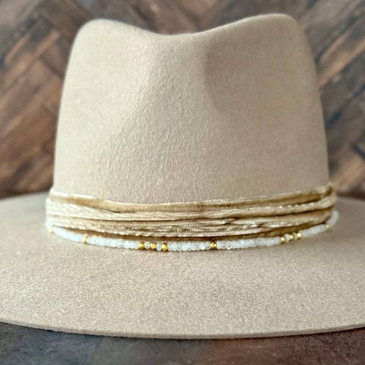 Magical Moonstone Slider Hat Band for wholesale by Presh