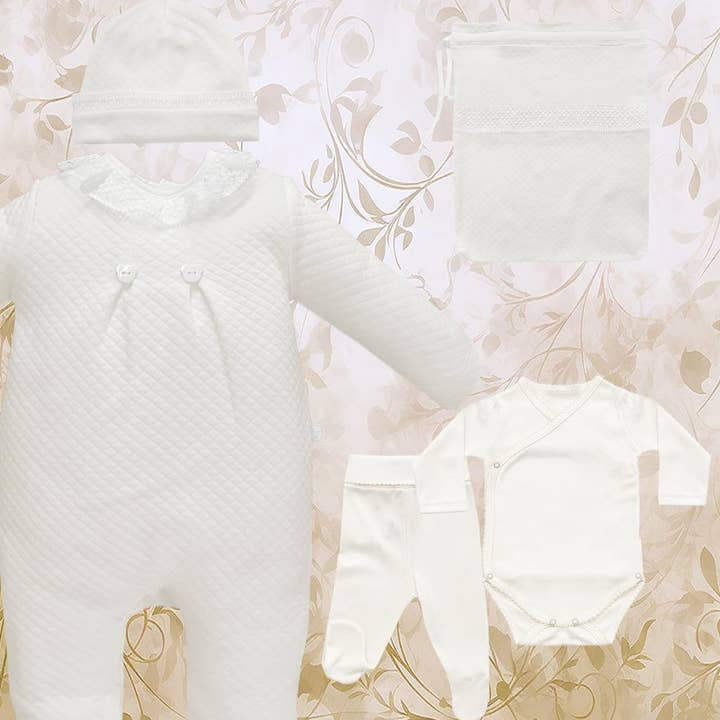 First Outfit Mini Mimos 1 Beige for wholesale by Pim-Pam-Pum