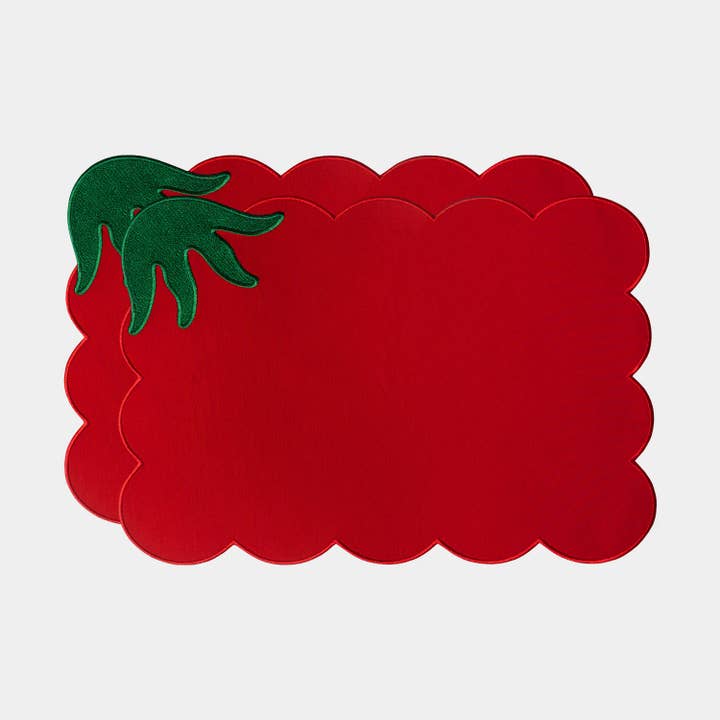 Octaevo Tomato Placemat (Set of 2) for wholesale by 54 Celsius