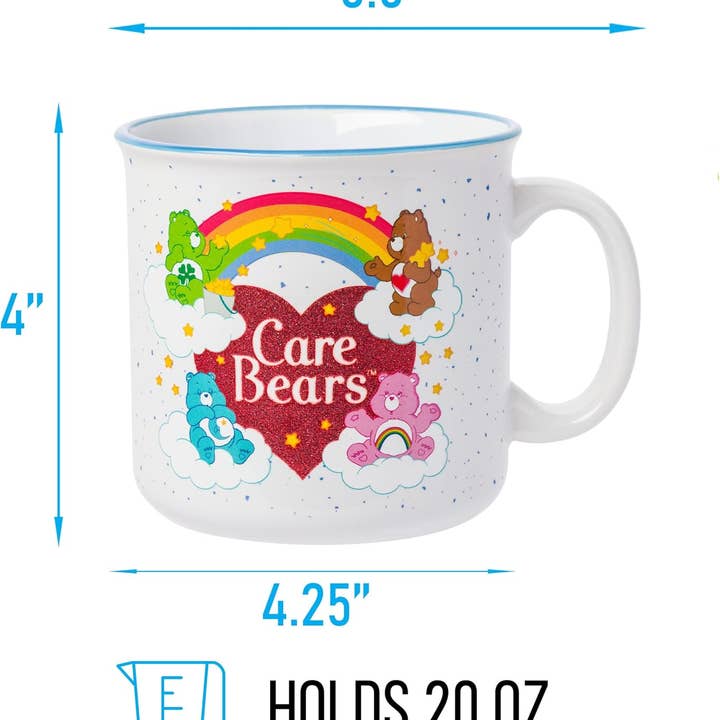 Innovarix – Caneca por atacado – Caneca de Cerâmica Care Bears Rainbow Heart - 20 Oz.2