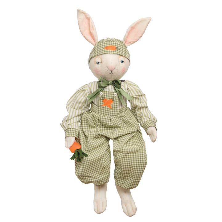 Andy Bunny Gathered Traditions Art Doll for wholesale by C&F Home
