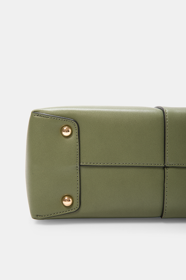 Lanidor - Wholesale Top Handle Bag - Women's - Plain Faux Leather Bag (483826-40)6