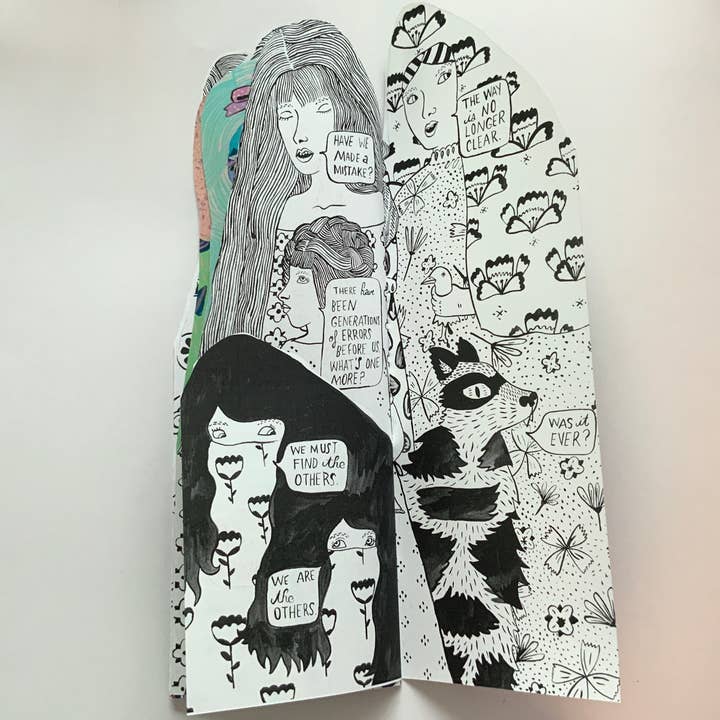 Erika Rier - Wholesale Comic Book - Walking Mountains - an art zine6