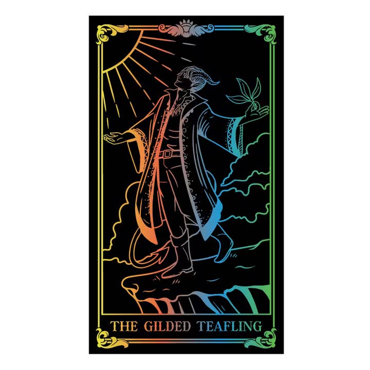 The Gilded Teafling - Wholesale Sticker - Teafling Pride Sticker1