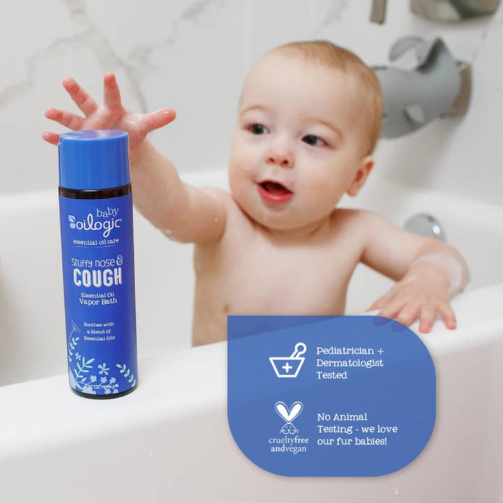 Oilogic Baby & Kid Solutions - Wholesale Bath & Body Set - Baby - Stuffy Nose & Cough Vapor Bath2