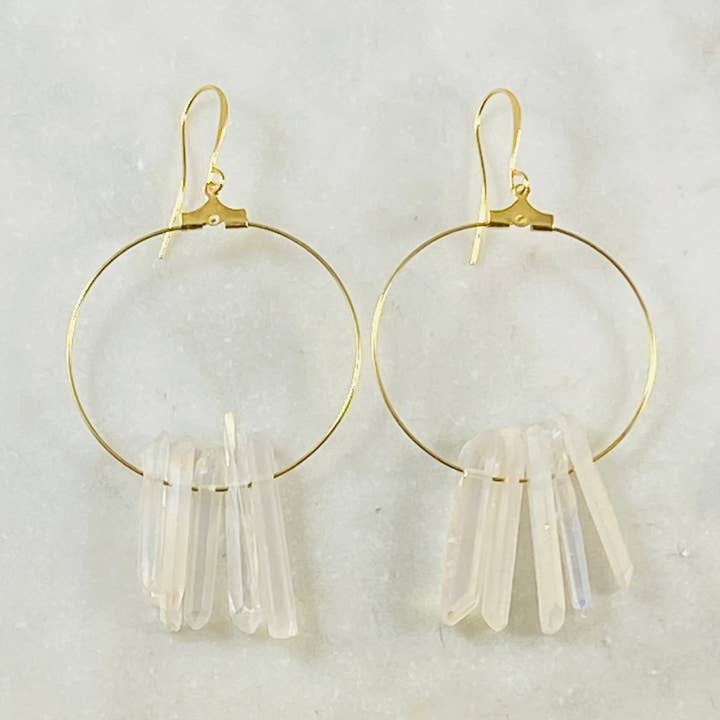Stargazer Crystal Earrings for wholesale by Sarah Belle