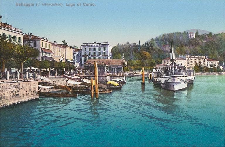 Found Image Press - Wholesale Postcard - Postcard IT-329 Bellagio, Lake Como0