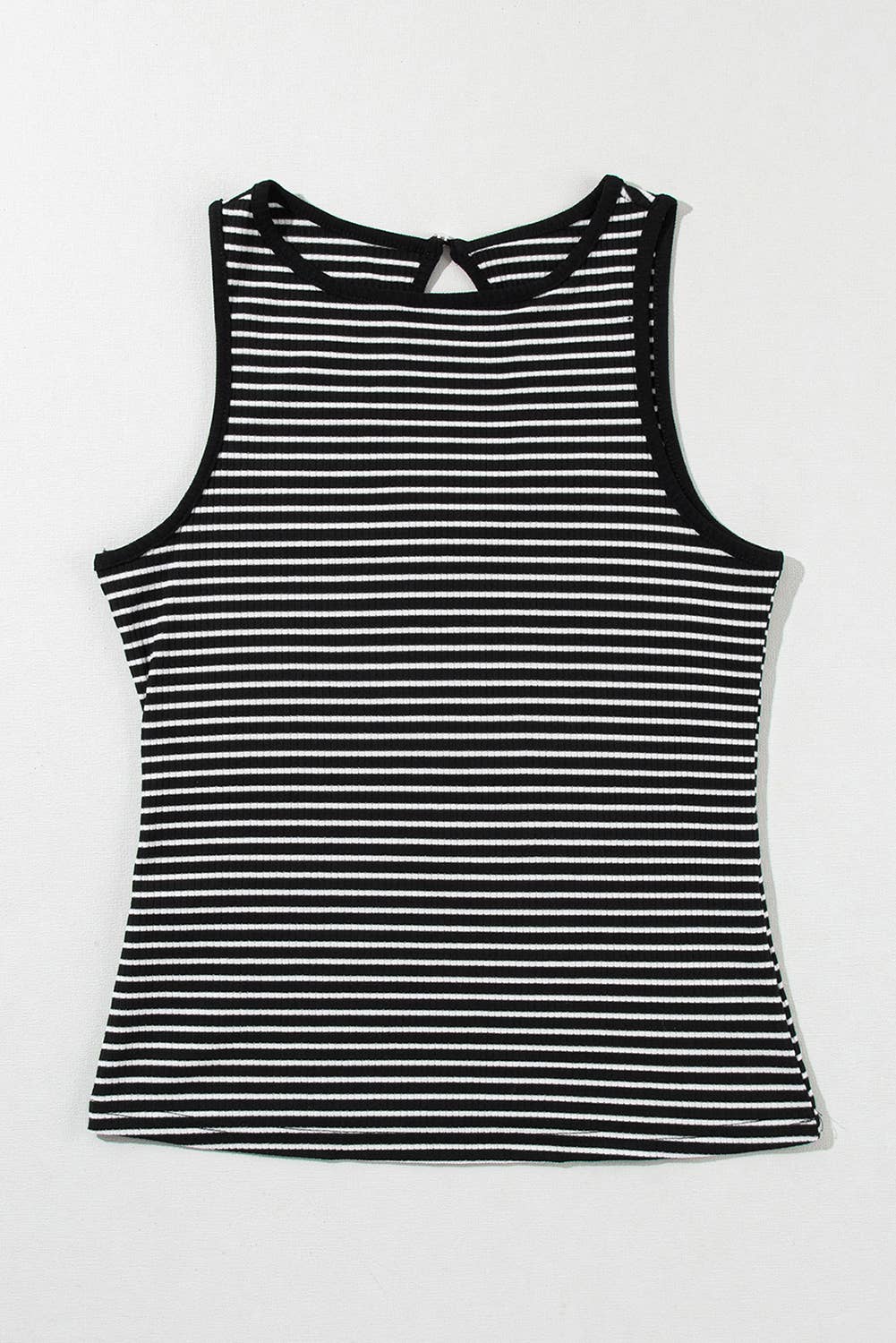 Lovesoft - Wholesale Knit Top - Women's - Striped Print Ribbed Knit Sleeveless Top10