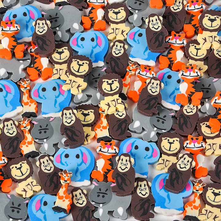 La Luna Bella - Toys - Wholesale Classic Toy - Kids - MINI ZOO ANIMAL ERASER ASSORTMENT LLB kids toys2