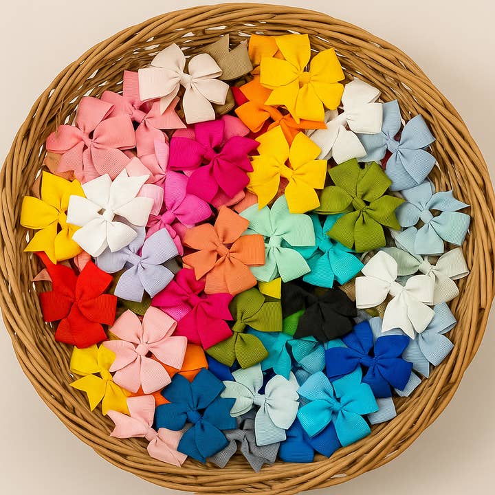 Wholesale Large Hair Bows | Mega Mix Colours for wholesale by Kids4trendy