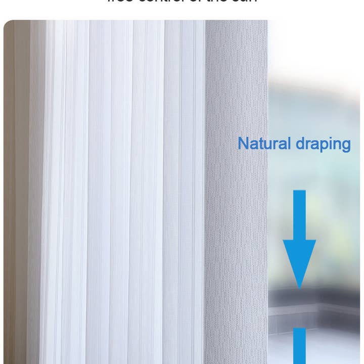 Dreamlike Curtains - Wholesale Curtain - Sheer Window Shades Blinds Blackout Sheer Vertical Curtains
23