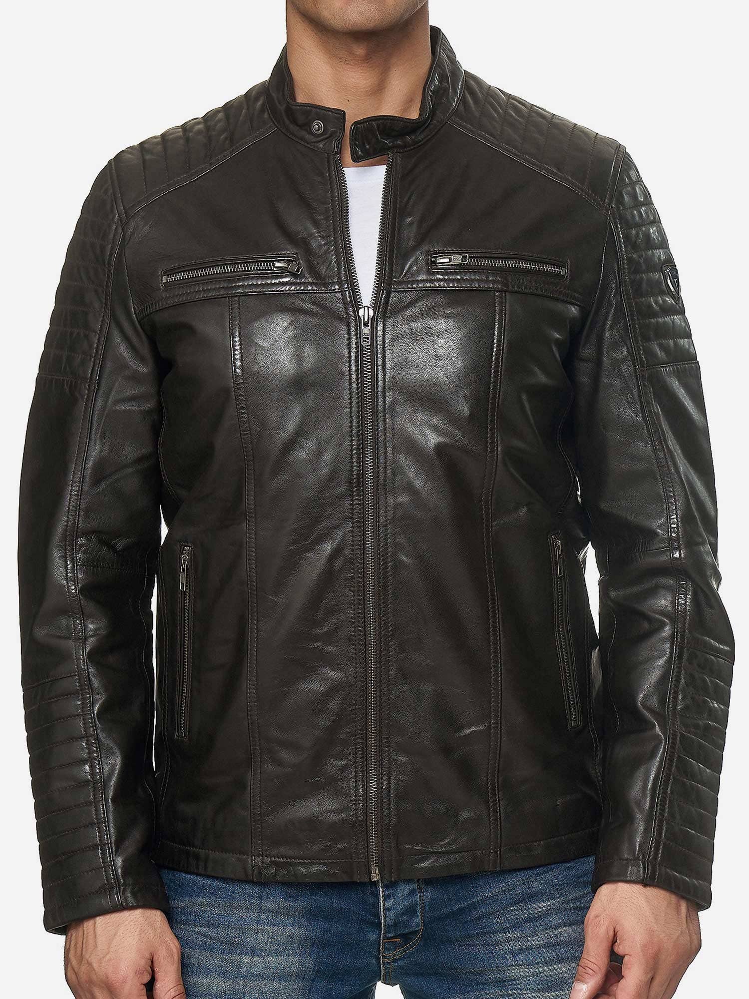 Tazzio – Großhandel Lederjacke – Herren – Tazzio Herren Jacke Lederjacke Biker Echtleder 1970910