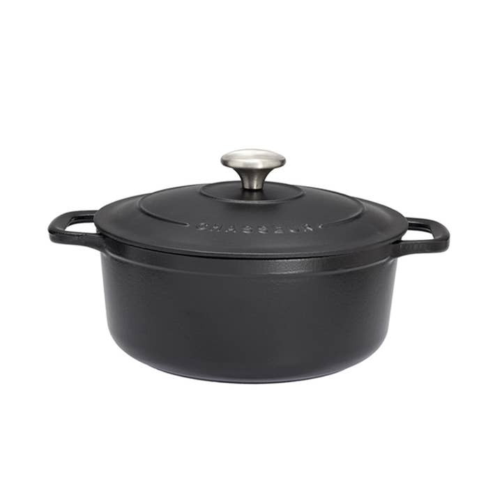Chasseur 26cm Round Casserole - Matt Black for wholesale by Dexam UK