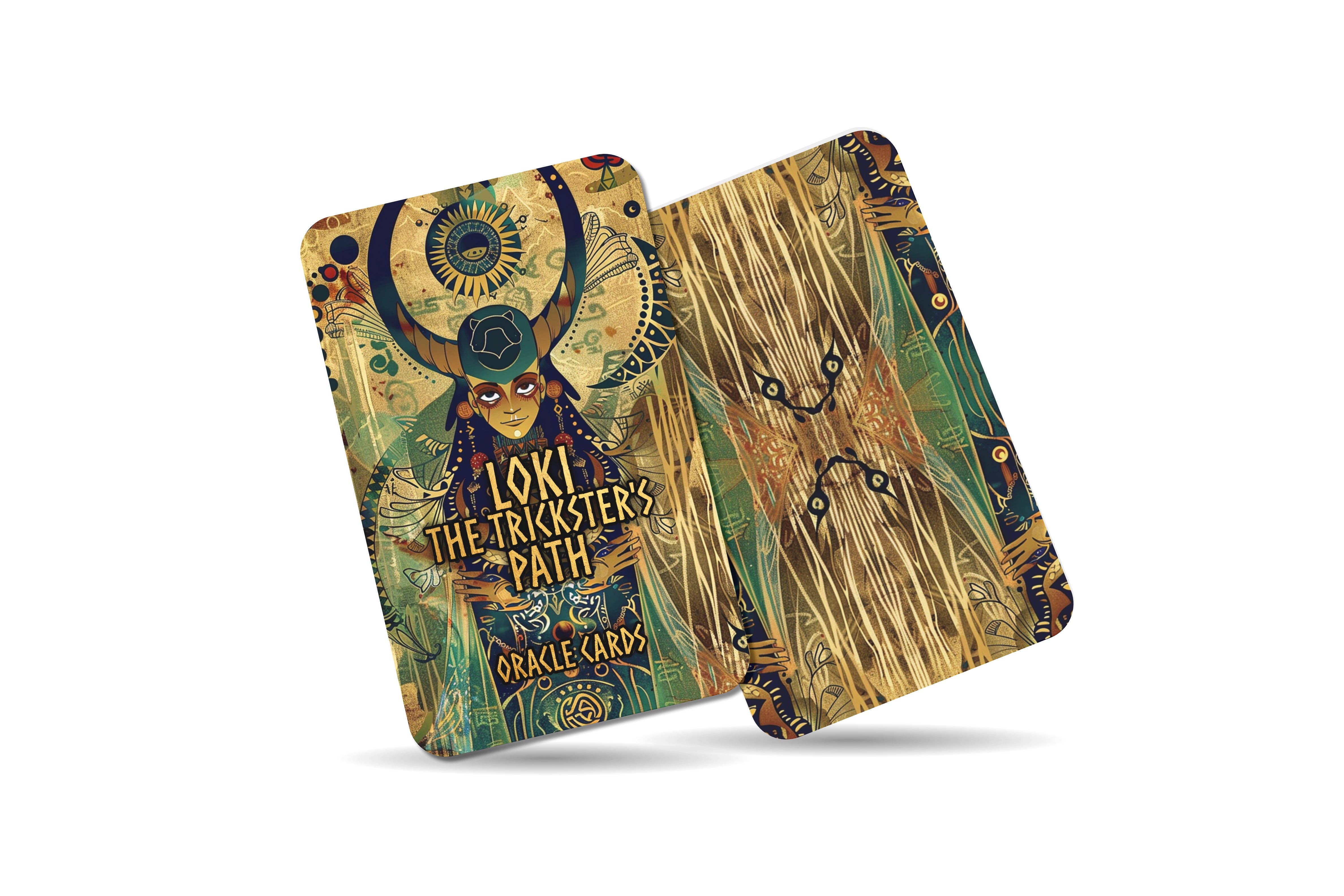 Ibiza Tarot USA - Vendita all'ingrosso Tarocchi - Loki - The Trickster's Path Oracle Deck Cards - Superare le complessità e le sfide con astuzia e arguzia8