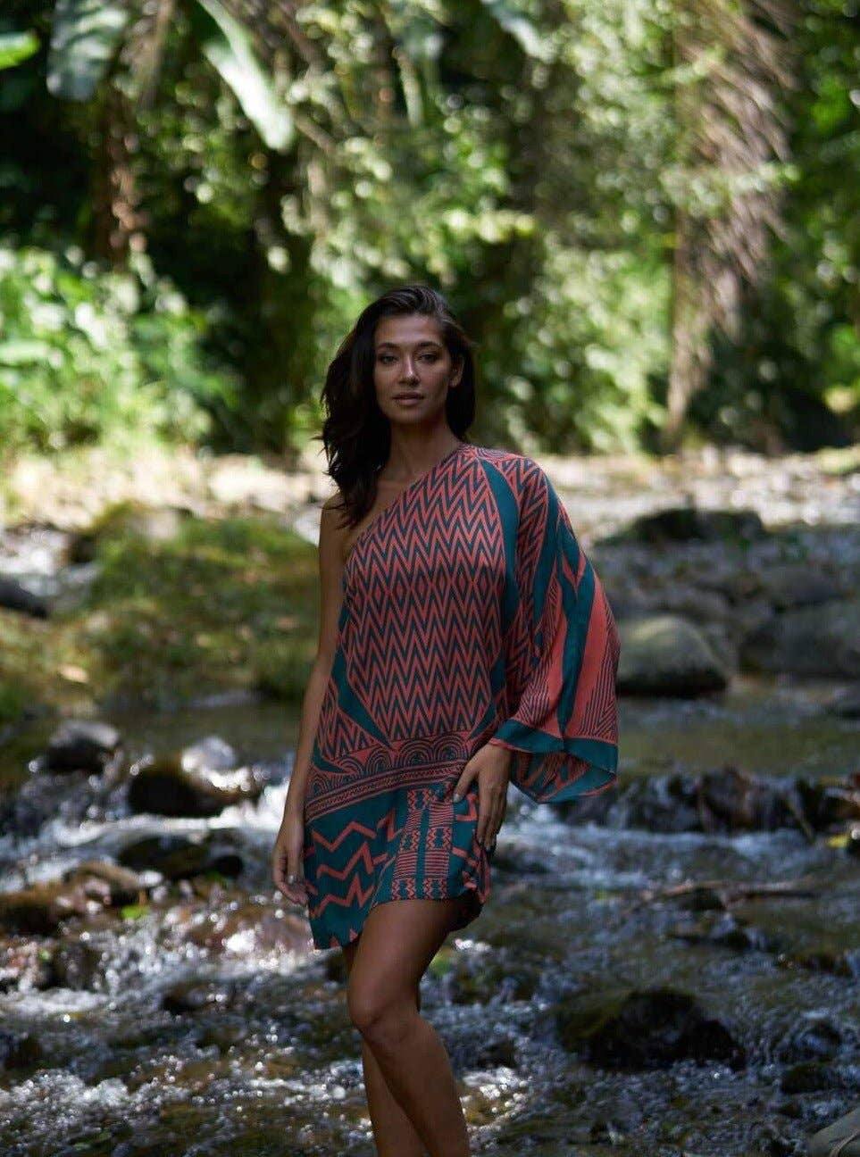 Bijondo - Wholesale Dress - Women's - Short rayon dress Charlize2