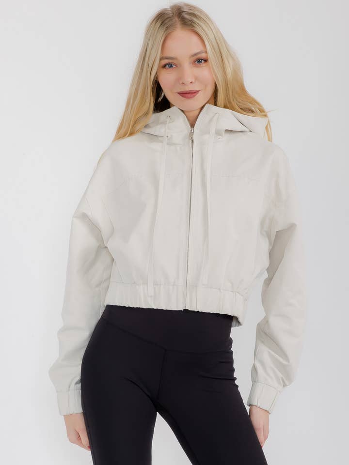 CASACO CURTO COM CAPUZ E FECHO ZIP - SDJ6316 por atacado de Star Drop