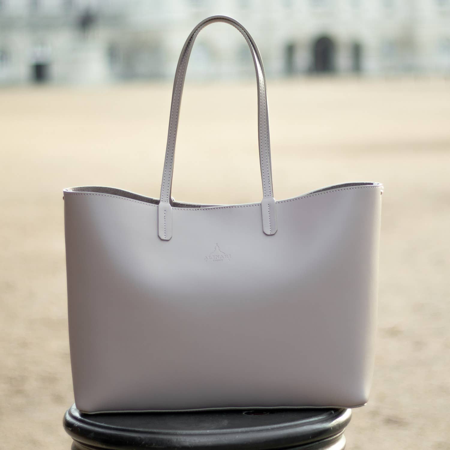 Alinari Firenze - Vente Tote bag – femme - Sac fourre-tout Maxima Taupe4