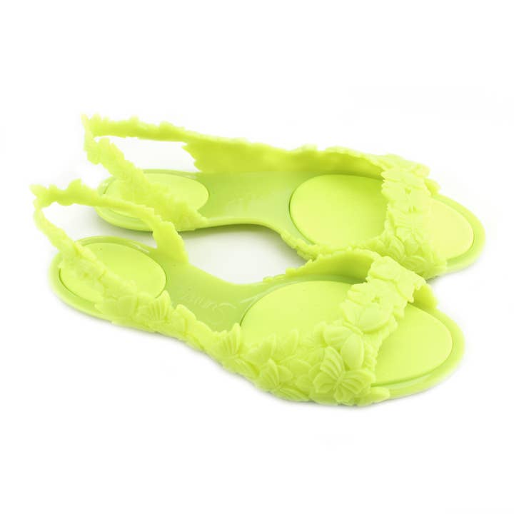Sunies Sandalias Casuales de Verano 2021 en Amarillo Neón con Diseño de Mariposa para venta al por mayor de Sunies