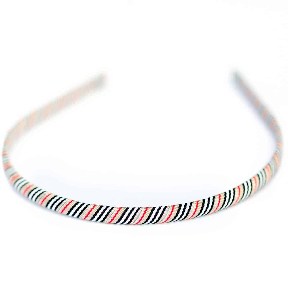 Bows Etc. - Wholesale Haarband - Dames - Stripes in overvloed, smalle hoofdband van grosgrain lint Preppy & Fun17