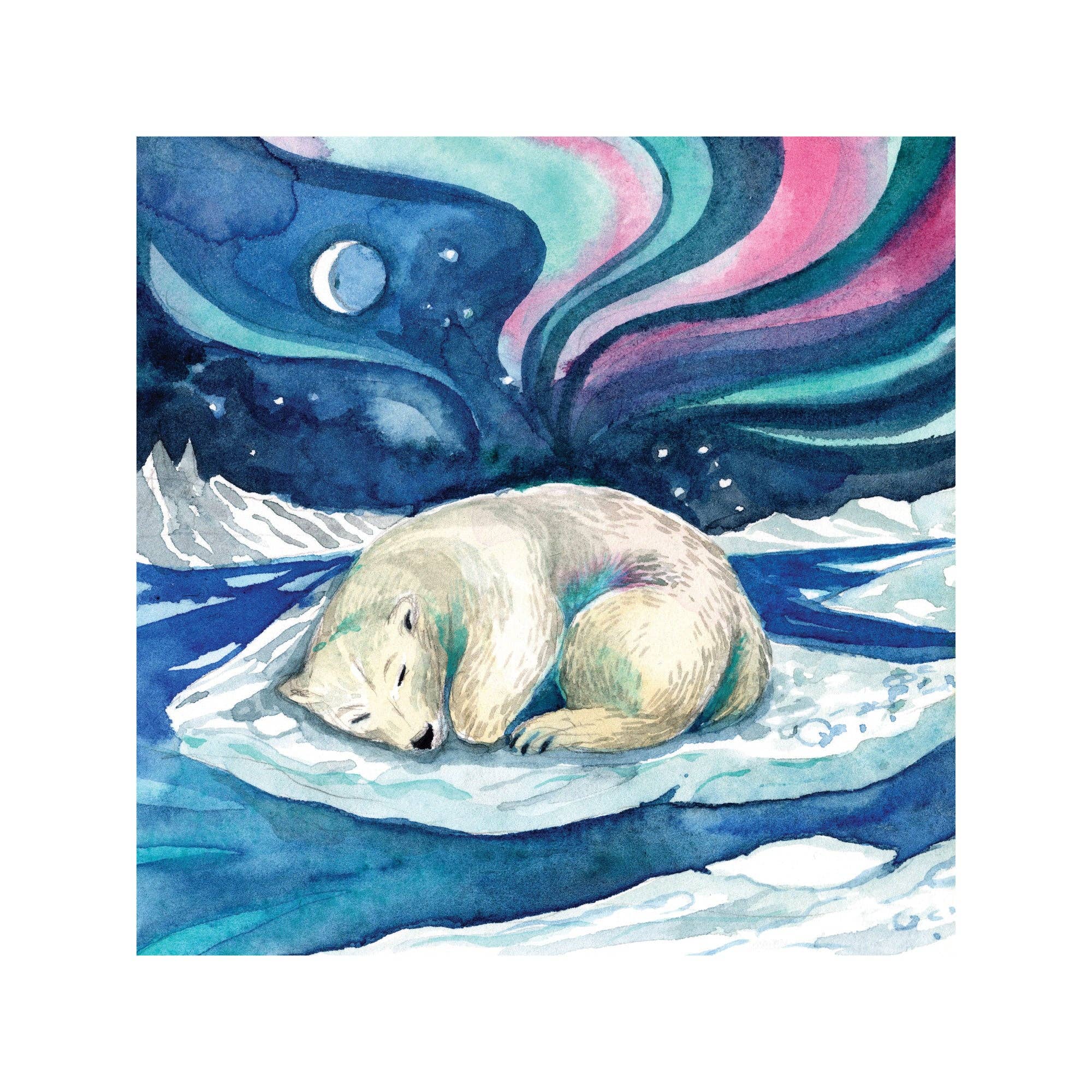 Cynthia Oswald - Wholesale Art Print - Polar Bear | Dreaming in the Wild1