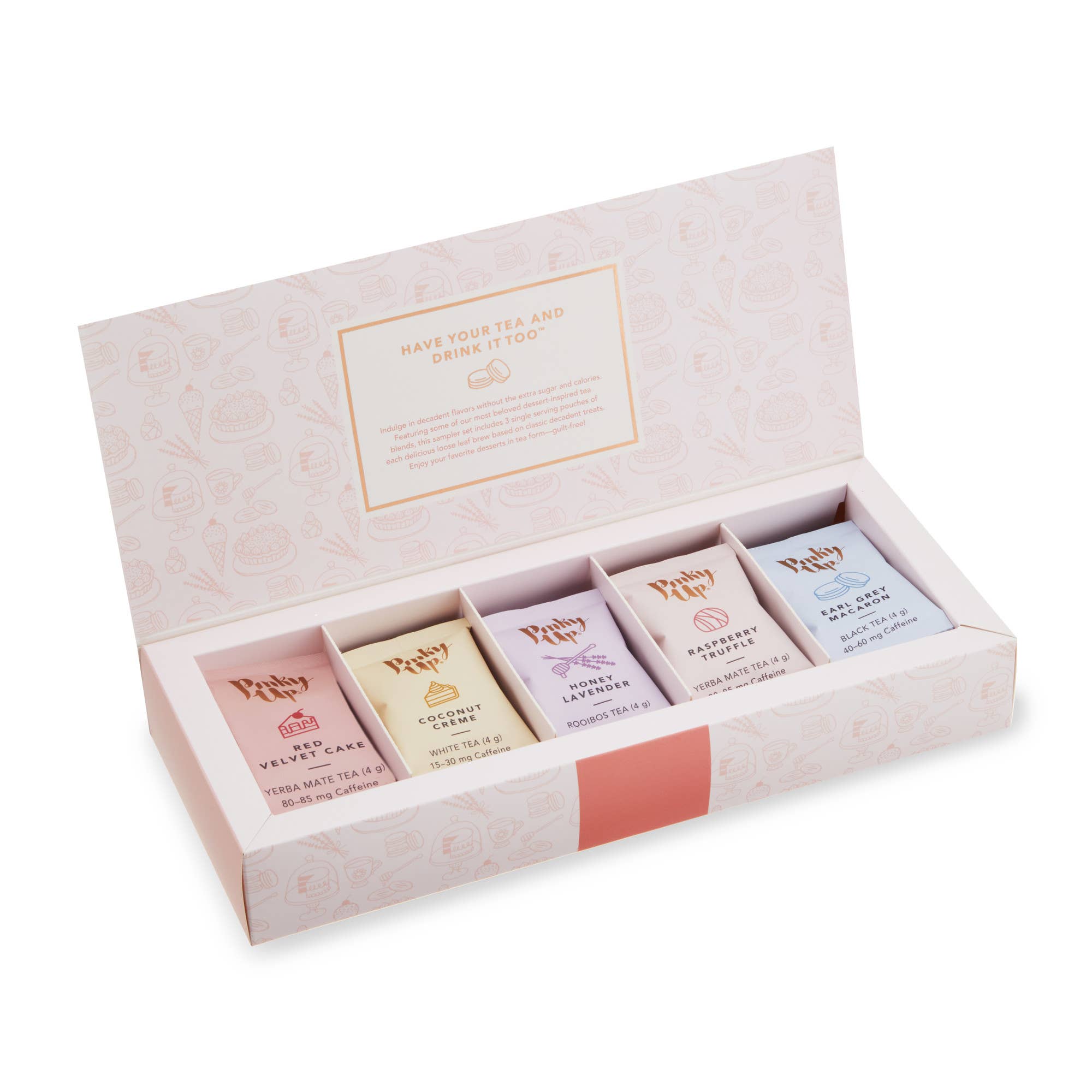 Pinky Up - Wholesale Loose Tea - Flavored Loose Leaf Tea Gift Set 5 Flavor Assortment2