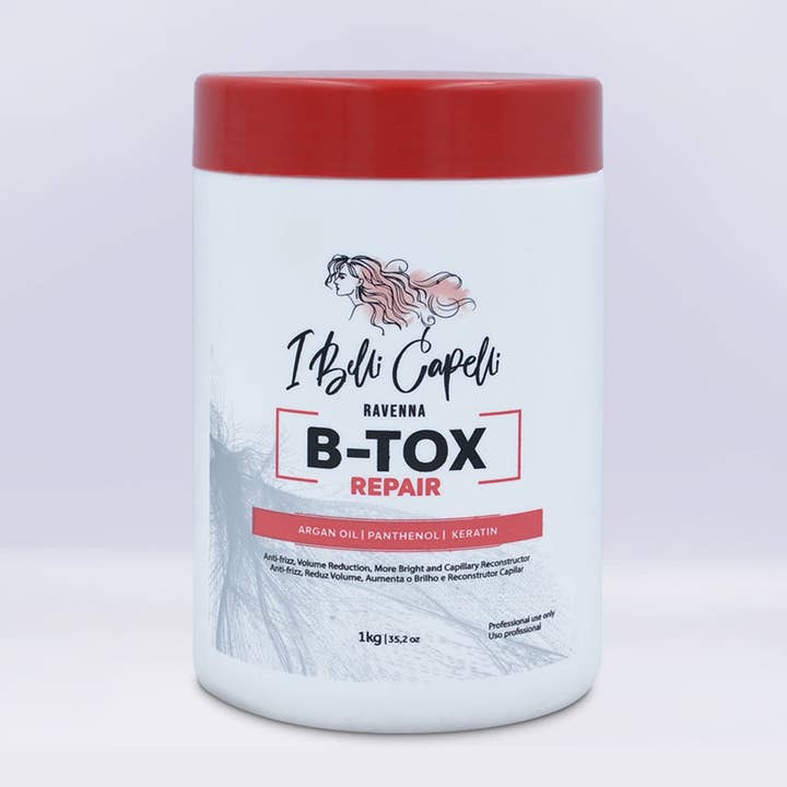 I Belli Capelli Ravenna B-tox reparatiemasker haarverjonging Anti-kroezen 1kg/35,02 oz voor wholesale door I Belli Capelli