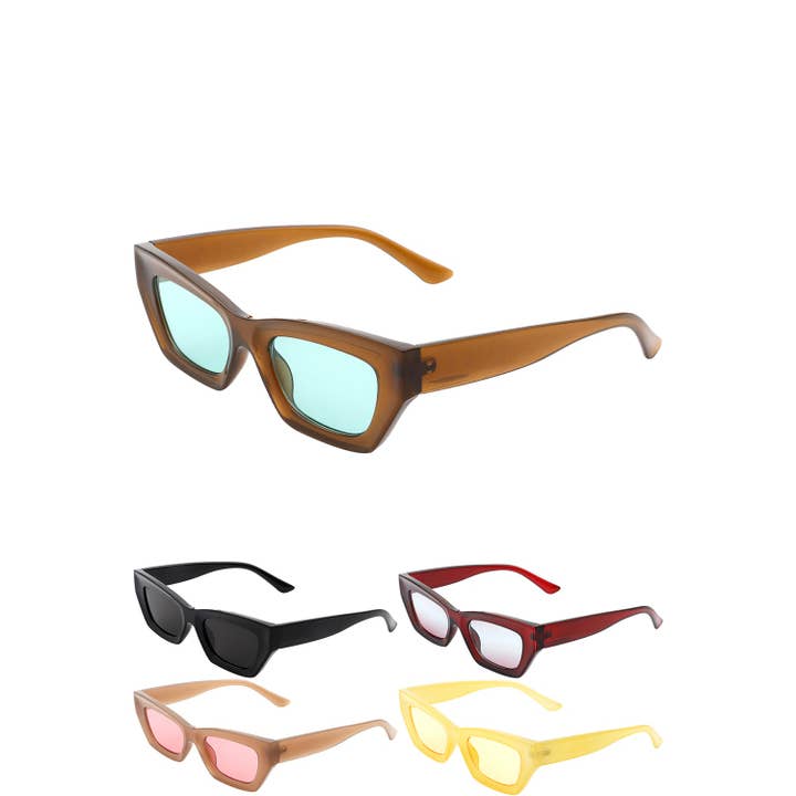 LUNETTES DE SOLEIL RÉTRO ASSORTIES pour la vente par Girly