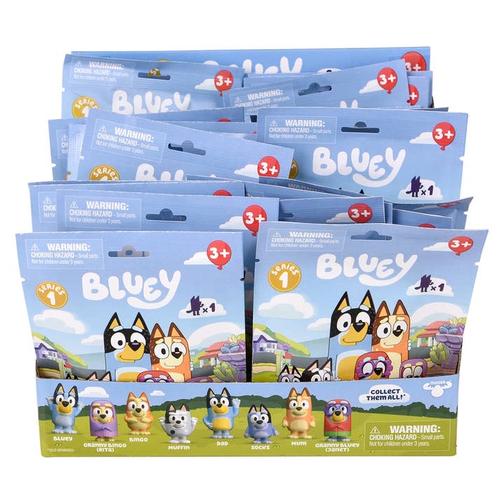La Luna Bella - Toys - Wholesale Classic Toy - Kids - Bluey Mini Figure Blind Bag 24ct - LLB Toys